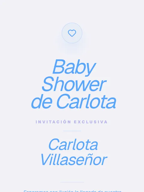 Diseño de invitación Bento Chic en un celular