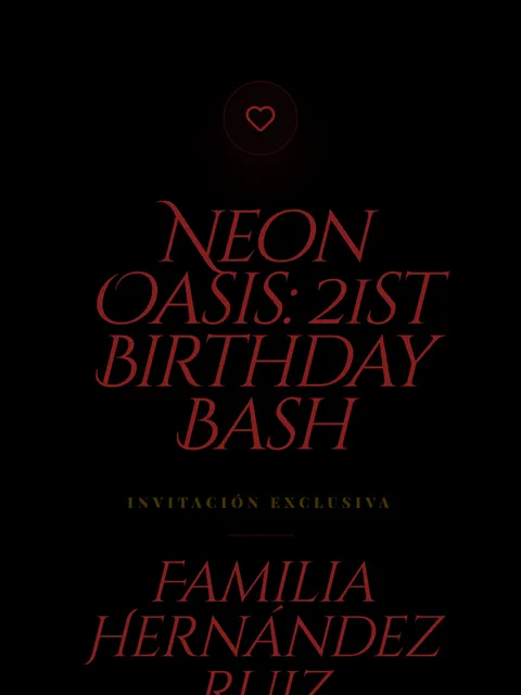 Diseño de invitación Gothic Luxe en un celular