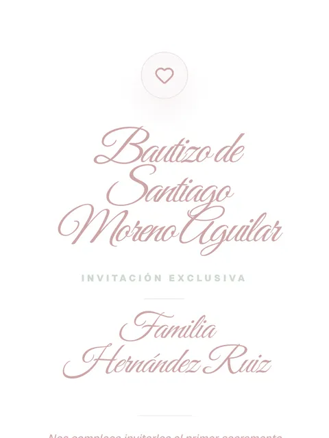 Diseño de invitación Royal Garden en un celular